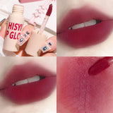 Yeknu  Matted surface lip glaze velvet matte easy to color, waterproof, not easy to fade, no stick to cup lip glaze