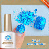 Yeknu  10ml  Aurora Blue Tears Cat Magnetic Eye Gel Polish Arctic Blue Crystal Varnish Shine Glitter Nail Art Manicure