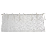Yeknu  Retro Embroidered Lace Curtain Tie Pole Curtain Coffee Filter Light Semi-Shade Princesse Half Curtain for Bedroom And Living ...