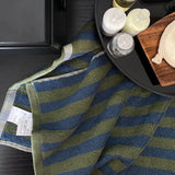 Yeknu  Retro Striped Pure Towels Soft Kindly-Skin Face Towel Bathroom Absorbent Face Adult Household Towels