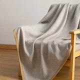Yeknu 2025 new light luxury blanket living room nap sofa blanket bedside towel office aviation blanket paper pattern fish bone pattern
