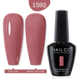 Yeknu  10ml Pearl Shell Color UV Gel Nail Polish Semi Permanent Golden Nail Art Gel Varnish Hybrid Nail Gel Polish Manicure Base
