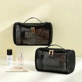 Yeknu  1 Piece Travel Organizer Cosmetic Bag Large Capacity Tote Bag for Travel and Home Storage