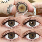 Yeknu  Contact Lens Makeup Red Lens Cosplay Colored Pupils Cosmetics Natual Black Lens Woman Pink Pupils Color Contacts Blue lens