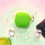 Yeknu  Half circle pearl earphone case protective case shockproof soft silicone earphone cover, with keychain
