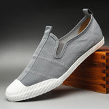 Yeknu  Men Canvas Shoes Slip On Loafers Breathable Comfortable Casual Sneakers Spring Autumn Fashion Tenis Masculino