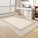 Yeknu  Simple Modern Geometric Striped Carpet Light Luxury Style Living Room Bedroom Office Non Slip Floor Mats Home Decoration