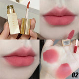 Yeknu  New Luxury Matte Liquid Lipstick Waterproof Long Lasting Velvet Sexy Red Lip Gloss Lint Tube Makeup Cosmetic Lipsticks Lipgloss