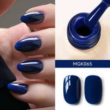 Yeknu  Cherry Red Gel Nail Polish 12ml Glossy Semi Permanent Soak Off UV LED Frosted Gel Nails Painting Varnish