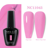 Yeknu  Flower Nude Red Pink Colors Series 15ml Gel Lacquer Lakiery Hybrydowe UV Nail Art Gel Varnishes For Nails Gel Nail Polish