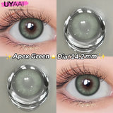 Yeknu  1 Pair Yearly Beauty Fashion Lenses Colored Contact Lenses for Eyes Blue Eyes Lenses Natural  Gray Lens Brown Lens