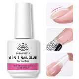 Yeknu  1 Extension UV Gel Polish Nail Glue Gel  Bulider Watercolor Nail Tips 15ml Base Top Coat Self-leveling Gel