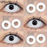 Yeknu  Cosmetics Color Contact Lenses Cosplay Red Color Lens Anime Black Lenses Korean Lenses Grow Eye Big Eye lens Blue Lenses