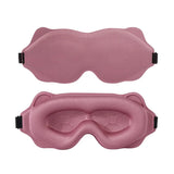 Yeknu  Sleep Eye Mask Weighted for Side Sleeper Men Women 3D Contoured Sleeping Mask No Eye Pressure 100% Blockout Soft Comfortable Eye