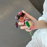 Yeknu  Maillard retro splicing color plaid for AirPods4 protective case Apple AirPods 1 /3 earphone cover