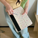 Yeknu  With pencil slot For iPad 2024 Air 11" 13" Pro 11 13 12.9 Case 10.2 7th 8th 9th Generation 2022 10th 10.9 inch Air 3 4 5 6 Cover