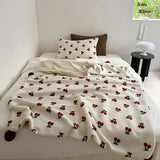 Yeknu New Selected High Grade Sheep Rollie Loop Fleece Warm Blanket for Autumn Winter Fluffy Warmth Sofa Blankets Thicken Bed Blanket