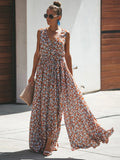 Yeknu  Jastie Women Summer Dress Floral Print Maxi Dresses Bohemian Hippie Beach Long Dress Women's Clothing vestidos de verano