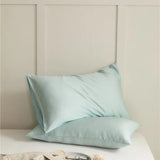 Yeknu  Luxurious 60S Lyocell pillowcase single product summer ice silk cool pillow case single pillowcase a pair.