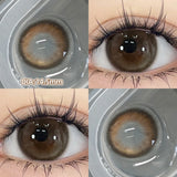 Yeknu  Glaze Series Contact Lenses for Eyes Color Beauty Pupils Natural Eye Lenses for Myopia 2pcs Brown Green Blue Makeup Lens