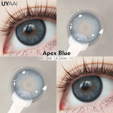 Yeknu  Fashion1 Pair  Color Contact Lenses High Quality Lenses Blue Myopia Lenses Makeup Gradient Lenses