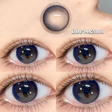 Yeknu  2PCS Contact Lenses Myopia Beauty Blue Lenses Cosmetic Pupils Natural Color Lens Eyes with Degree High Quality Lenses