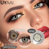 Yeknu  Contact Lenses Beauty Color Contact Blue Eye Color Lenses Natual Black Lenses Woman Accesories Natural Contact Lenses