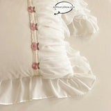 Yeknu  3 Pieces Bedding Set King Size duvet cover pillow Shams for All Seasons ﻿