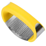 Yeknu  Stainless Steel Garlic Press Manual  Mincer Chopping  Tools Curve Fruit Vegetable Cooking Kitchen Gadgets