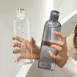 Yeknu  500ml Elegant Leakproof Water Bottle with Time Scale Stay Hydrated Daily Lightweight & Portable for Fitness & Outdoor Adventures