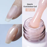 Yeknu  Jelly Transparent Gel Nail Polish Nude Pink  Color UV Soak Off Gel Varnish Jade Nail Art Gel 10ml Design Manicure