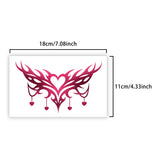 Yeknu  6Pcs Succubus Temporary Tattoo Sticker, Long-lasting and Waterproof, Fake Tattoos for Couple, Suitable for Chest, Belly, Waist.