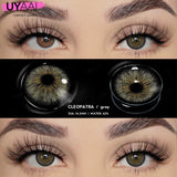 Yeknu  1 Pair Color Contact Lenses for Eyes Korean Brown Natural Big Eye Lenses Gray Eye Contact Green Color Lens