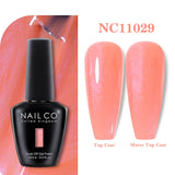 Yeknu  Flower Nude Red Pink Colors Series 15ml Gel Lacquer Lakiery Hybrydowe UV Nail Art Gel Varnishes For Nails Gel Nail Polish