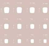Yeknu  24pcs Phnom Penh Cat's Eye Press on Nail Gem Light Pink Artificial Fake Nails Seamless Removable False Nail