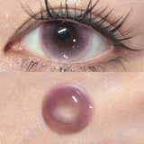 Yeknu  1 Pair Fashion Color Contact Lenses for Eyes With Degree Blue Contact Lens Natural Contacts Yearly Cosmetics Eye Lens
