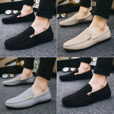 Yeknu  Men High Quality Loafers Men Casual Shoes Moccasins Slip On Men's Flats Fashion Men Shoes Male Driving Shoes Big Size 45