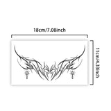 Yeknu  Sexy Dark Tattoo Herbal Temporary Tattoo Stickers, Long-lasting Waterproof for One to Two Weeks, For Women, For Arm, Leg, Chest