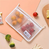 Yeknu  1pc Refrigerator Door Organizer, Fridge Hanging Mesh Bag For Kitchen Storage Bag