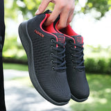 Yeknu  Men's non-slip fashion running shoes Soft and comfortable men's shoes Sports shoes Lightweight daily casual shoes