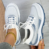 Yeknu  Cross-border spring and autumn new women's shoes sports flying woven mesh light mouth light casual comfortable
