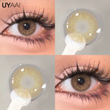 Yeknu  Color Contact Lenses Black Lens For Eye Cosmetic Woman accesories Blue Eyes Contact Makeup Beauty Colorcon Water Light
