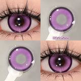 Yeknu  2PCS Halloween Myopia Contact Lenses Cosplay Colored Contact Lenses Prescription Lens Natural Pupils Eye Color Lenses