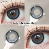 Yeknu  Fashion1 Pair  Color Contact Lenses High Quality Lenses Blue Myopia Lenses Makeup Gradient Lenses