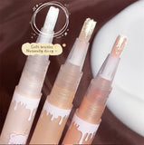 Yeknu  Waterproof Shiny Diamond Highlight Pen Eye Makeup Highlighter Long Lasting Pearl White Brighten Silkworm Shadow Liquid Highlight