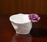 Yeknu  1PC Handmade Flower Cup Rose Ceramic Coffee Cup Mug Mug Souvenir Tea Cup Afternoon Tea Party Home Tableware Decoration