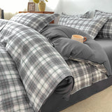 Yeknu  Autumn and winter new skin-friendly washable bedding four-piece dormitory student dormitory three-piece comfortable