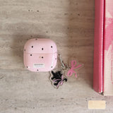 Yeknu  Foundation black polka dot suitable for Huawei FreeClip2 clip-on earphone case Huawei freebuds7i protective case se2/se3 Samsung
