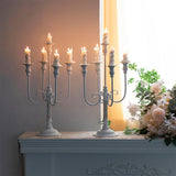 Yeknu  5 Candle Holders For Weddings, Banquet Events, 19.6 Inches High, Decoration For Weddings, Christmas, Halloween