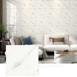 Yeknu  20pcs Imitation Marble Ceramic Tiles Self-Adhesive Wall Stickers Waterproof Background Floor Wallpaper Brick Papers Home Decor
